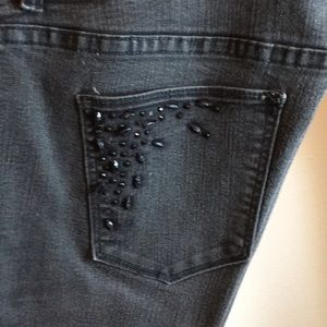 Black jeans with a little bling